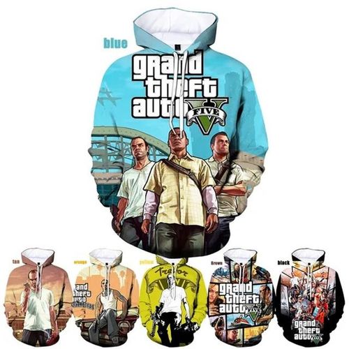 Generic 3d Grand Theft Auto Vice City Printing Hoodies Game Gta Vc 