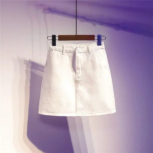 Fashion Spring Summer Plus Size 5xl Women Denim Skirt White Black Red High Waist skirt Best Price Online Jumia Egypt