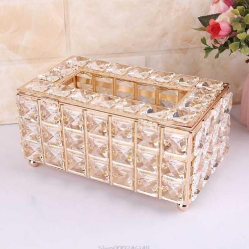 product_image_name-Generic-علبة مناديل كريستال مصنوعة من المعدن المطلي والكريستال-3