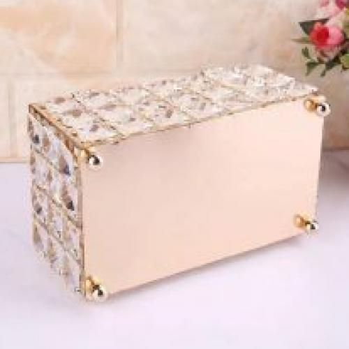 product_image_name-Generic-علبة مناديل كريستال مصنوعة من المعدن المطلي والكريستال-8
