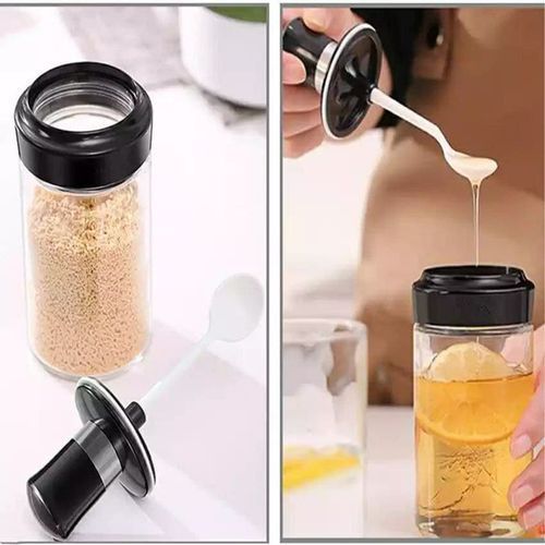 product_image_name-Generic-عبوة زجاجية بهارات توابل زجاجية مع ملعقة -5 قطعة-4