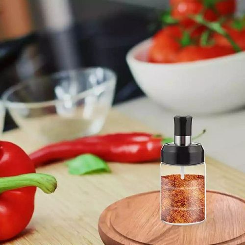 product_image_name-Generic-عبوة زجاجية بهارات توابل زجاجية مع ملعقة -5 قطعة-5
