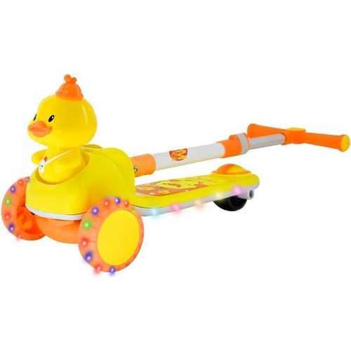 product_image_name-Generic-سكوتر للأطفال بثلاث عجلات قابل للطي مع عجلات LED ومقود قابل للتعديل - خفيف الوزن وسهل لتدريب التوازن-2