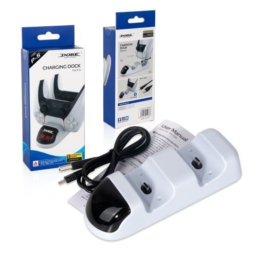 product_image_name-Dobe-قاعدة شحن تشحن سريع للبلايستشن فايف لون ابيض-5