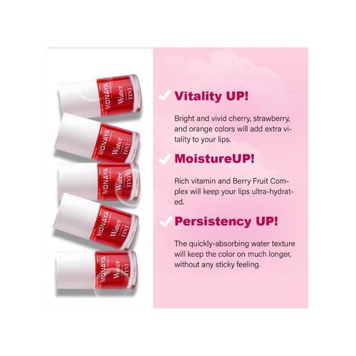 product_image_name-Generic-Monaya T002 Hydrating Gloss Stain Lip Tint Gloss with 12HR Hydration Long-Lasting Moisture & Shine, Smooth Lip Stain with Glossy Finish, Non-Sticky, Rich Color for All Skin Tones-5
