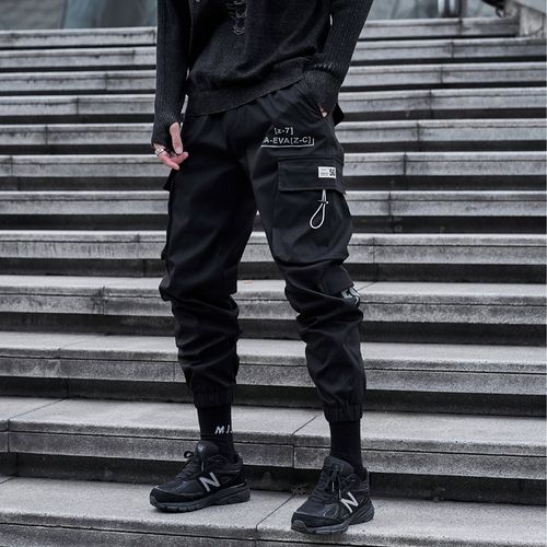 XYXIONGMAO Men's Streetwear Joggers Techwear Cyberpunk Clothing Urban Hip  Hop Pants Black Streetwear Gothic Sweatpants Tactical Cargo Pants for Men( Black, S) at Amazon Men's Clothing store