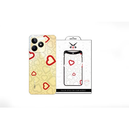 product_image_name-OZO Skins-Ozo Ray skins Transparent Bright Love Heart (SV517BLH) (Not For Black Phone) For realme c53-1
