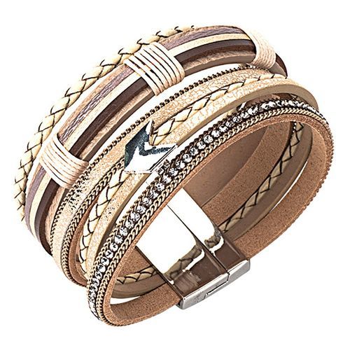 Harry and Henry MultiLayer Leather Bracelets for India  Ubuy