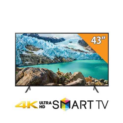 Samsung UA43RU7100 - 43 بوصة HDR Flat 4K UHD تلفزيون سمارت