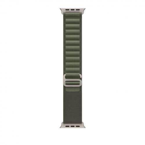 product_image_name-Generic-حلقة Alpine Loop لساعة Apple 42/44 مم من النايلون المنسوج بحزام G الخطاف الرياضي سلسلة 6 - اخضر-2