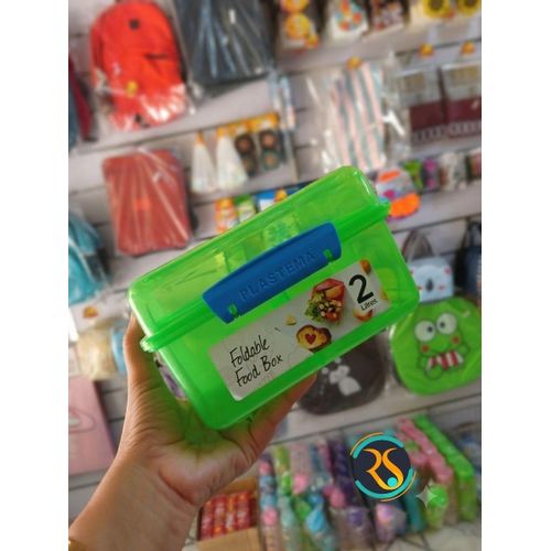 Generic plastima foldable lunch box 2L