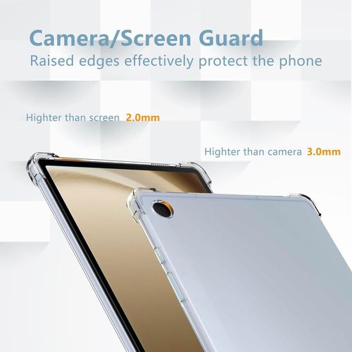 product_image_name-Generic- جراب شفاف من البولي يوريثين الحراري لتابلت سامسونج جالكسي تاب A11 بلس 11 انش  رفيع للغاية وشفاف وناعم ومرن ومضاد للصدمات ومضاد للخدش: لجهاز جالكسي تاب A11+ 11 انش -3