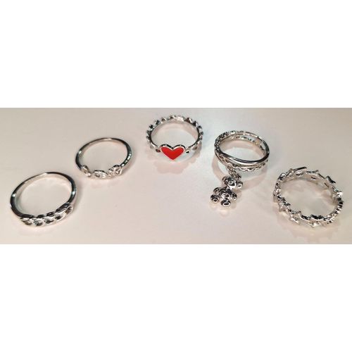 product_image_name-Generic-خاتم زينة معدني مكون من 5 قطع-1