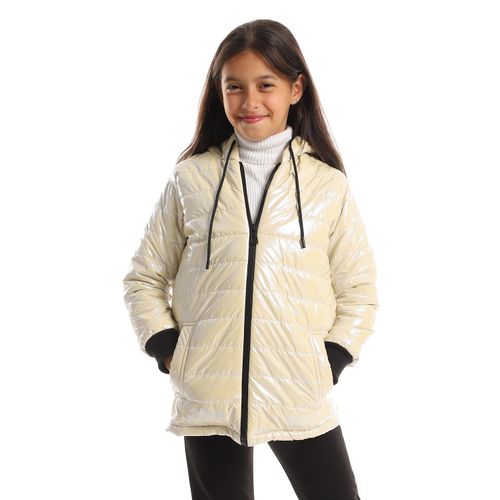 Buy Caesar Girls Capotene Lining Jacket With Zipper in Egypt