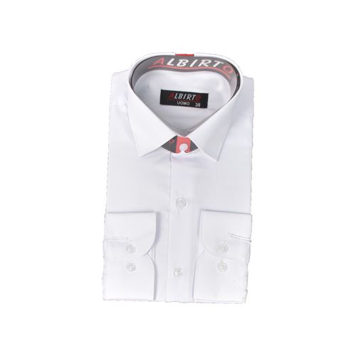 Buy Men Shirt-Long Sleeves-White Color-white Button-N F S in Egypt