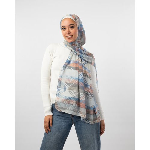 Chi Chi – Crepe Chiffon  - Beige, Blue , Orange - Size 200*75