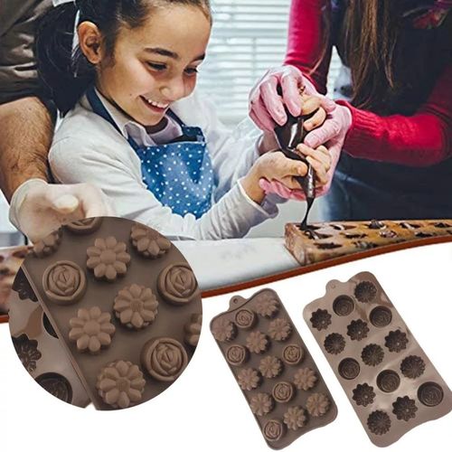 Circle Chocolate Garnish Silicone Mold – Bake It Egypt