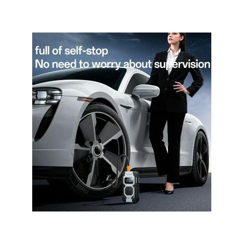 product_image_name-Yesido-VC12 Portable Electric Air Pump, 5-Mode Compressor with LED Light, for Cars, Bicycles, Tires, and Balls - Black-3