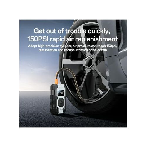 product_image_name-Yesido-VC12 Portable Electric Air Pump, 5-Mode Compressor with LED Light, for Cars, Bicycles, Tires, and Balls - Black-4