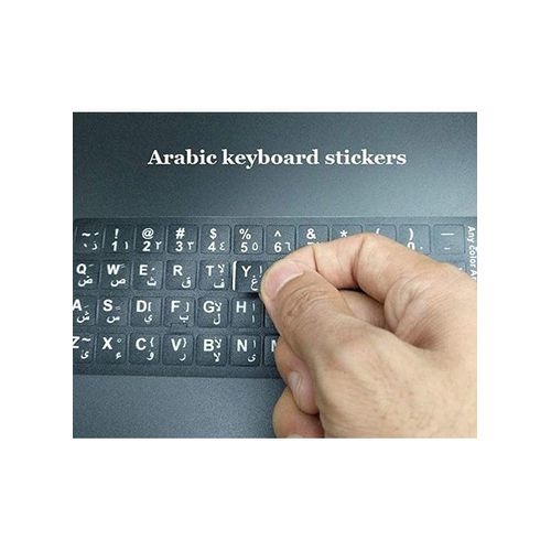 product_image_name-Generic-Computer Arabic Label Keyboard Sticker black-2