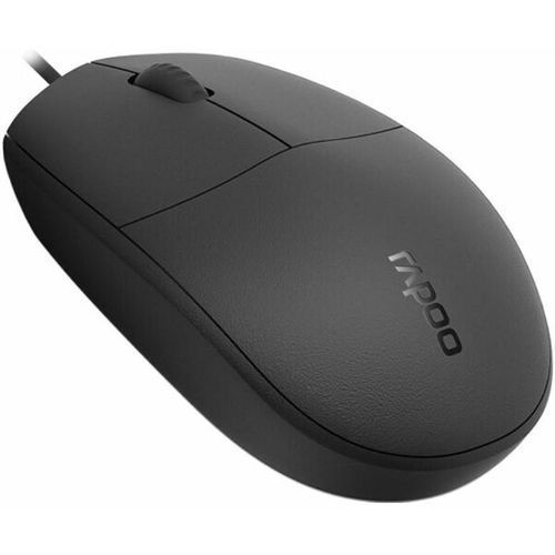 Buy Rapoo N100 Wired Optical Mouse - Black in Egypt