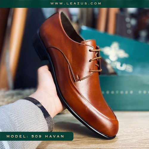 Buy Natural Leather Classic  Shoes - Havana in Egypt