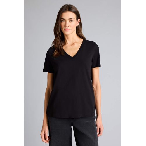 product_image_name-Defacto-Slım Fıt V Yaka Basıc Düz Ribana Kısa Kollu Tişört-3