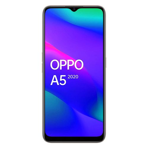 Oppo A5 (2020)- موبايل ثنائي الشريحة 6.5 بوصة 128 جيجا بايت / 4 جيجا بايت - أبيض