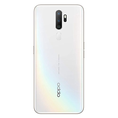 Oppo A5 (2020)- موبايل ثنائي الشريحة 6.5 بوصة 128 جيجا بايت / 4 جيجا بايت - أبيض