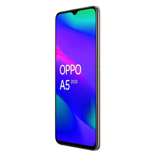 Oppo A5 (2020)- موبايل ثنائي الشريحة 6.5 بوصة 128 جيجا بايت / 4 جيجا بايت - أبيض