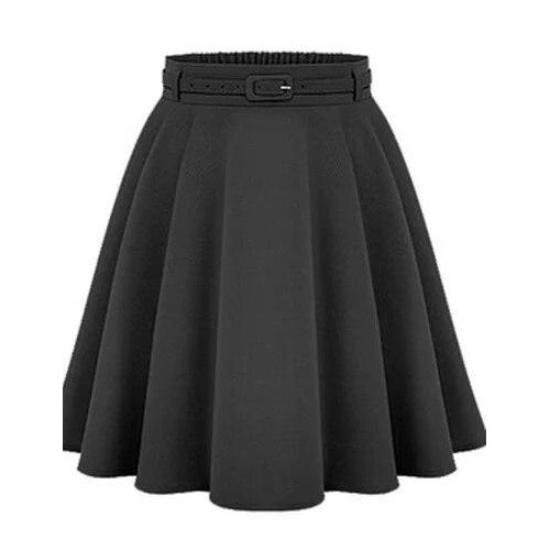 Fashion Women39 s Casual Medium Knee Length Skirts Retro Stylish Female High skirt Best Price Online Jumia Egypt