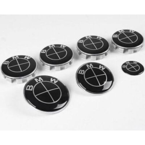product_image_name-Generic-Emblem For BMW Center Caps Badges 7PCS Set 82/74mm 68mm 4 Pcs for wheel 45mm hood7pcs 82mm Car Front Hood Emblem 74mm Car Trunk Tail Badge 68mm-4