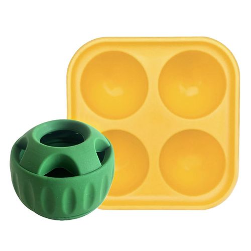 Generic Dog Treat Ball Tray Dog Toy Set with Silicone Molds Treat for Dogs Green and Yellow Best Price Online Jumia Egypt
