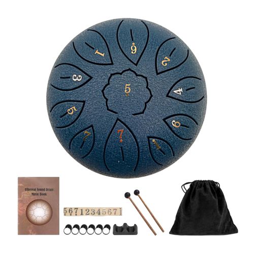Generic Steel Drum Drumsticks Carry Bag Notes Stickers Yoga