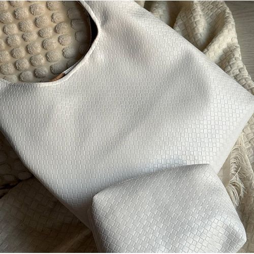 Generic Leather Hobo Bag- White - image 4