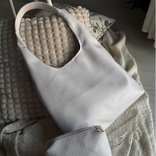 Generic Leather Hobo Bag- White - image 5