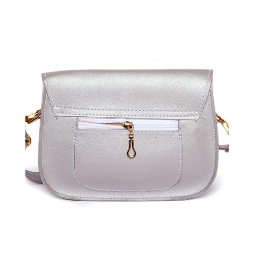 Generic شنطه كروس متوسطه الحجم _ فضى