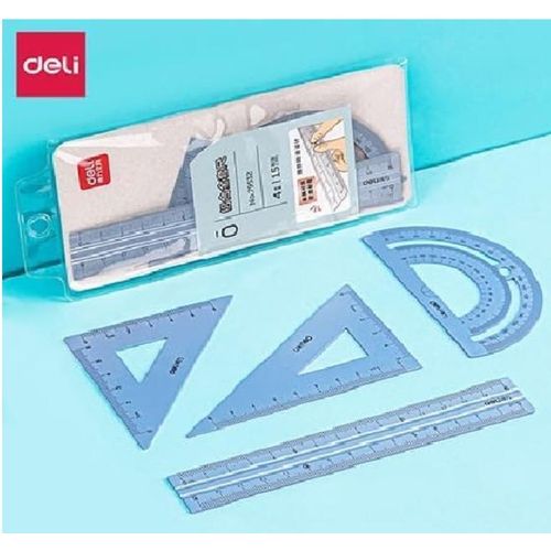 product_image_name-Deli-Drafting Set, 7-Piece , 15 cm, metal  Size, Blue-5