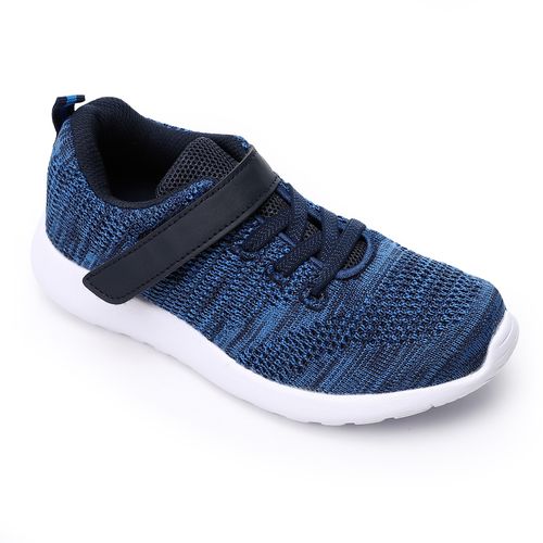Buy Air Walk Decorative Lace-up Canvas Boys Sneakers - Shades Of Blue in Egypt
