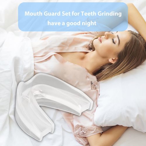 Generic Moldable Teeth Guard with Storage Case Anti-snoring Device  Nighttime Teeth Grinding Mouthguard Food-grade EVA Material Dental Care @  Best Price Online