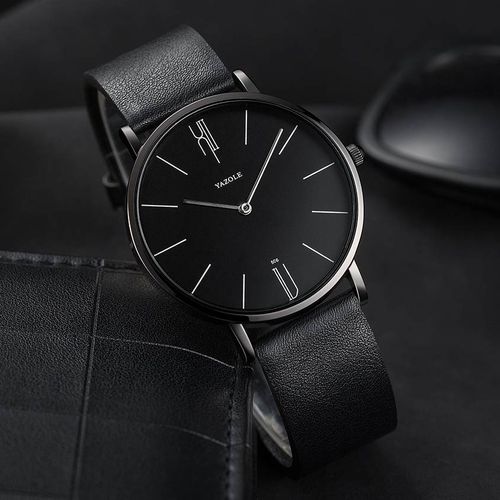 Dark sophistication: black on black watches for men