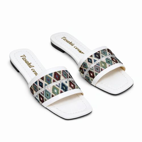 product_image_name-Tasahil center-سليبر حريمى فلات جلد فى قماش-1