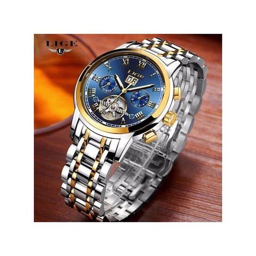Generic Lige Male Automatic Mechanical Casual Watches Men s Clock Relogio 9813 Best Price Online Jumia Egypt