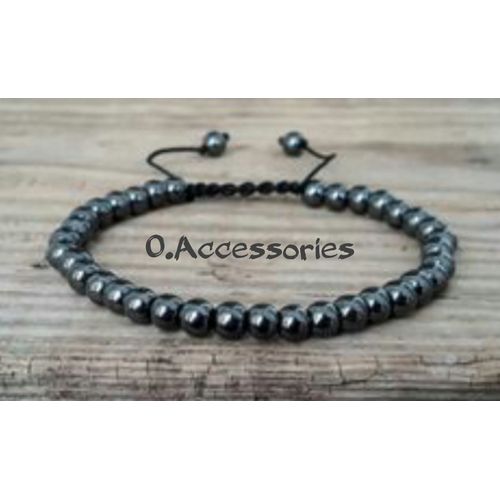 اشتري O. Accessories حظاظه اسوره للجنسين من معدن الهيماتيت _مكرميه في مصر