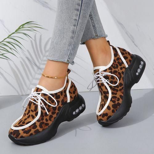 Wedge leopard sneakers shop