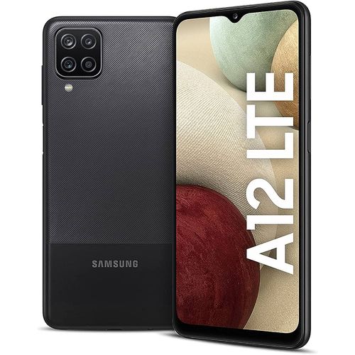 product_image_name-Samsung-Galaxy A12 -موبايل ثنائي الشريحة 6.5 بوصة 64 جيجا / 4 جيجا بايت - أسود -1