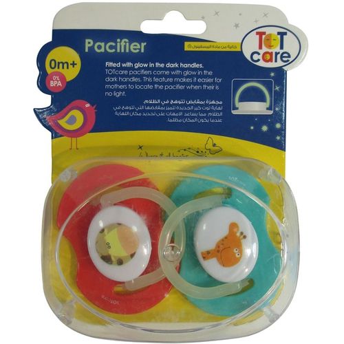 product_image_name-TOT Care-Glowing Ring Pacifiers Set - Green/Red-1