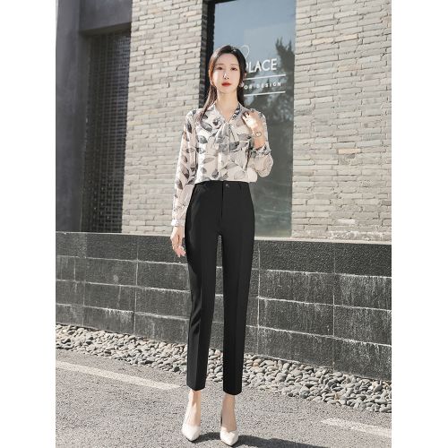 Fashion (Black)Harem Pants Women High Waist Mujer Pantalones Loose