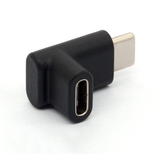 Generic 90 Degree Type C Adapter, USB C Male to Female Adapter