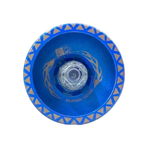 اشتري Metal-Made Shining YoYo Spinner Toys For Kids With High Speed  Blue في مصر